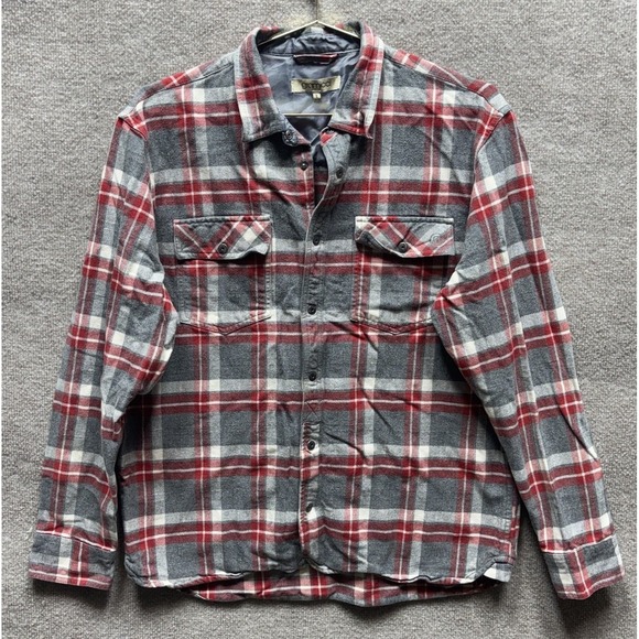 Gramicci Other - Mens Gramicci Plaid Flannel Shirt Heavyweight Button Down Size Large Multi EUC